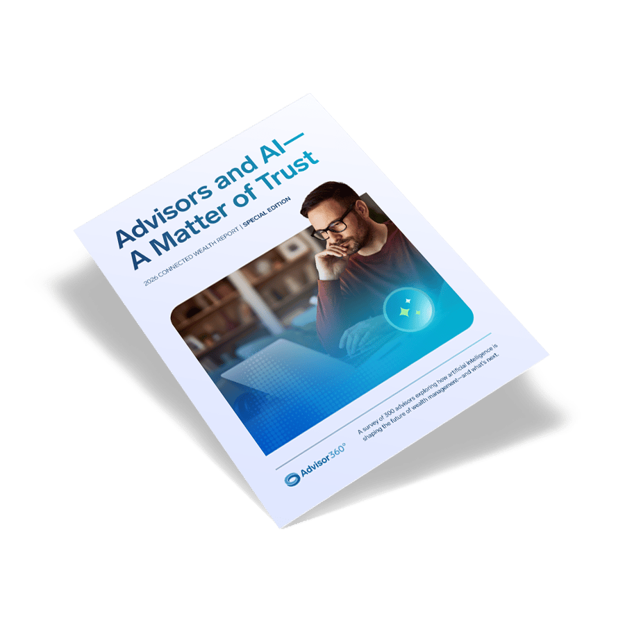 Advisors and AI - A Matter of Trust - Connected Wealth Report 2026 cover